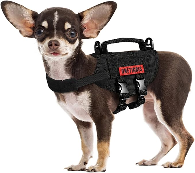 Puppy Harness, Small Dog Harness with Handle, No-Pull Pet Harness for Small Dog Cat(XXS)