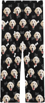 MyPupSocks Customized Face Pajamas Pants Photo Pajama Bottoms for Men S-XXL