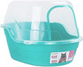 Petphabet Jumbo Hooded Cat Litter Box, Extra Large, Teal