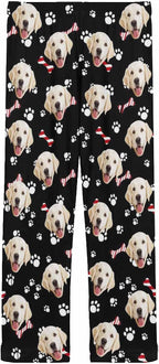 MyPupSocks Custom Pet Face Pajamas Pants Photo Pajama Bottoms for Men S-XXL