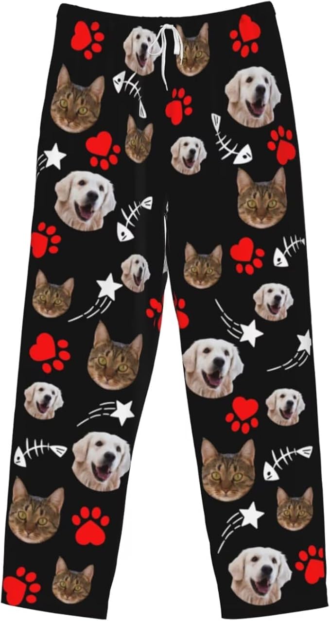 Custom Pajama Pants Personalized Pajama Bottoms With Photo Customizable Pajama For Men Women Add Your Design