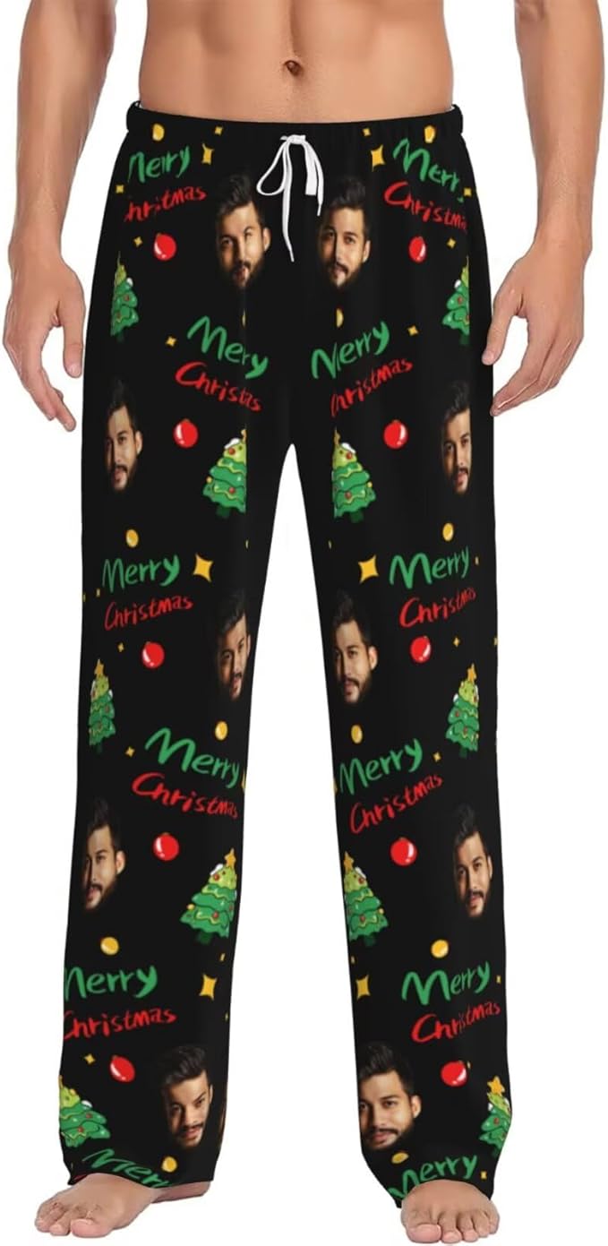 Custom Pajama Pants Personalized Pajama Bottoms With Photo Customizable Pajama For Men Women Add Your Design