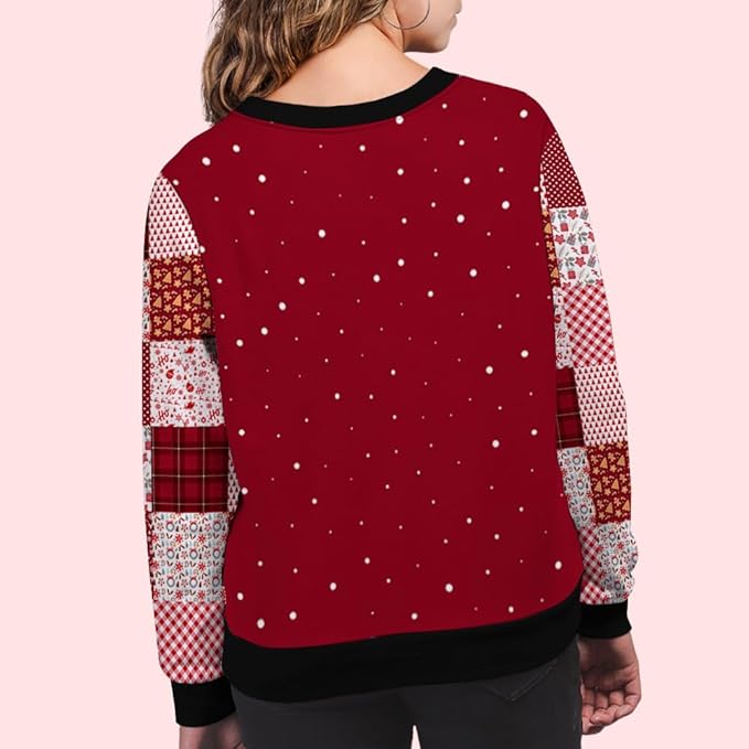 Wrappiness A Girl And Her Dog Christmas Sweatshirt - Cozy Unisex Fit Custom Shirt - Cute for Women Pet Lovers