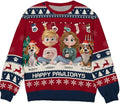Wrappiness A Girl And Her Dog Christmas Sweatshirt - Cozy Unisex Fit Custom Shirt - Cute for Women Pet Lovers