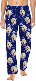 MyPupSocks Personalized Face Pajamas Pants Photo Pajama Bottoms for Men S-XXL