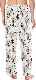 MyPupSocks Personalized Face Pajamas Pants Photo Pajama Bottoms for Men S-XXL