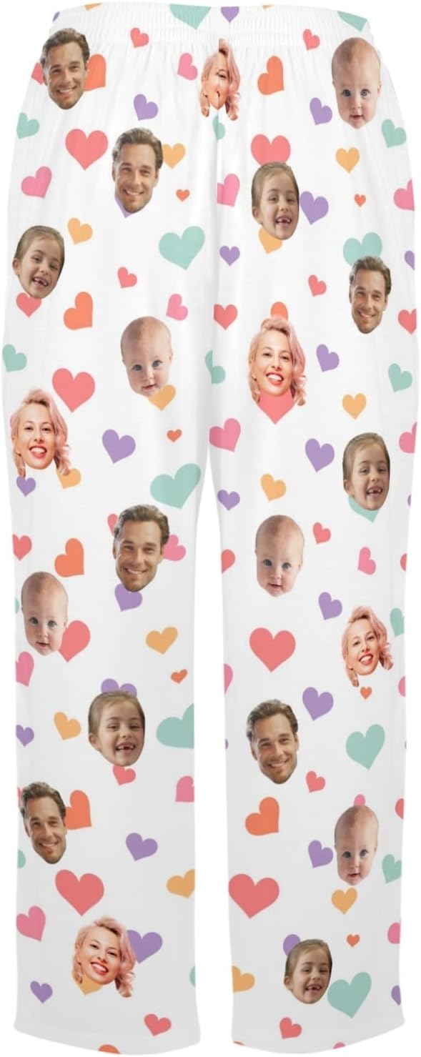 Personalized Pajamas, Custom Pajama Pants for Women, Customize Pajamas for Men