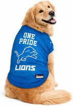 Pets First NFL Detroit Lions Raglan Jersey One Pride - Size X-Large. Cutest Football Jersey for Dogs & Cats