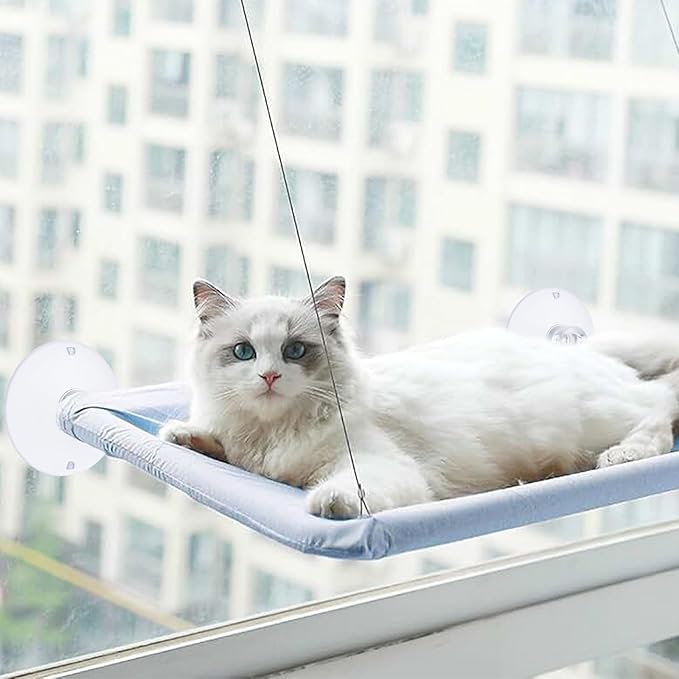 4 PCS Window Perch Suction Cup Large Replacement Clear PVC Sucker Pads Powerful Suction Cups for Cat Window Bed Seat Hammocks