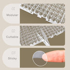 10 Packs Scat Mat for Cats, 13X16 inches Pet Deterrent Spikes, Indoor Outdoor Humane Cat Repellent Fence (Transparent)