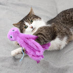 DONGKER Cat Plush Toys,3 PCS Octopus Shaped Cat Teaser Toy with Little Catnip Inside for Kitten Play Halloween Christmas Xmas Party