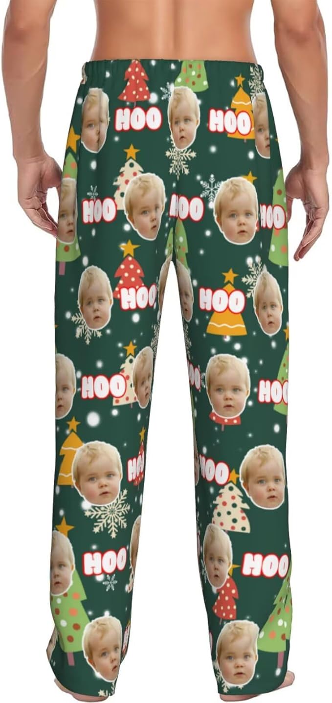 Custom Pajama Pants Personalized Pajama Bottoms With Photo Customizable Pajama For Men Women Add Your Design