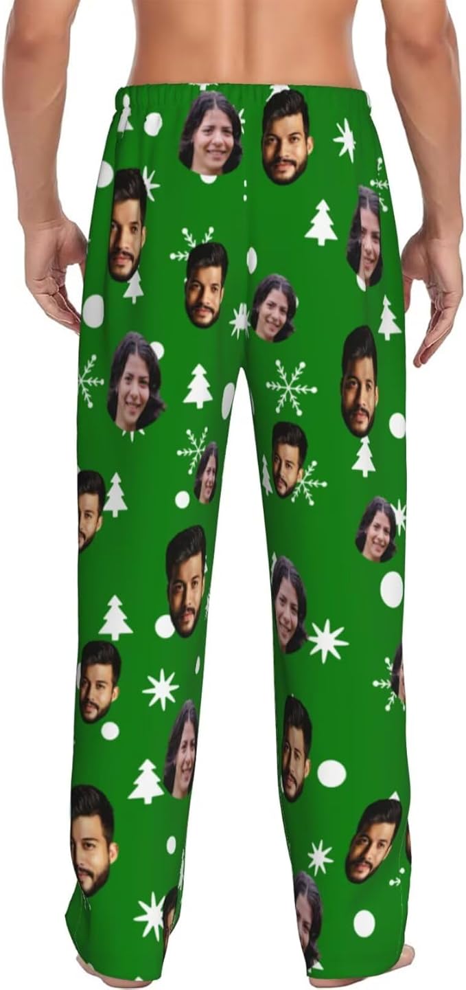 Custom Pajama Pants Personalized Pajama Bottoms With Photo Customizable Pajama For Men Women Add Your Design