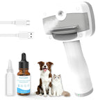 Pet Steam Brush for Dogs & Cats – Self Cleaning, 3 in 1 Hair Removal Comb Steam for Thinning & Grooming for Long & Short Haired Pets, Includes Pet Essence