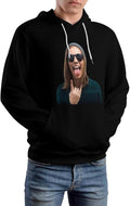 Artsadd Custom Face Unisex athletic Pockets Sweatshirt Loose Hoodie Custom Christmas Long Sleeve Sweatshirt Hooded Pullover