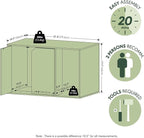 Furinno Peli Litter Box Enclosure, Solid White