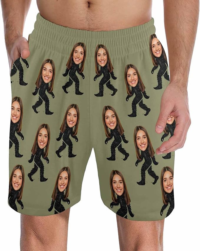 Custom Pajama Pants for Men, Personalized PJ Pants with Photos, Custom Mens Pajama Shorts, Gifts for Dad Husband