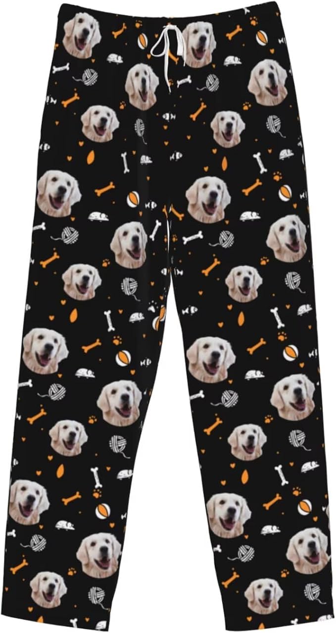 Custom Pajama Pants Personalized Pajama Bottoms With Photo Customizable Pajama For Men Women Add Your Design