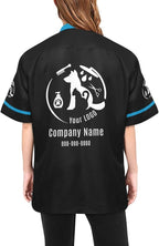 Custom Pet Grooming Jackets with Logo Text, Personalized Dog Salons Groomer Smocks, Unisex Waterproof Workwear