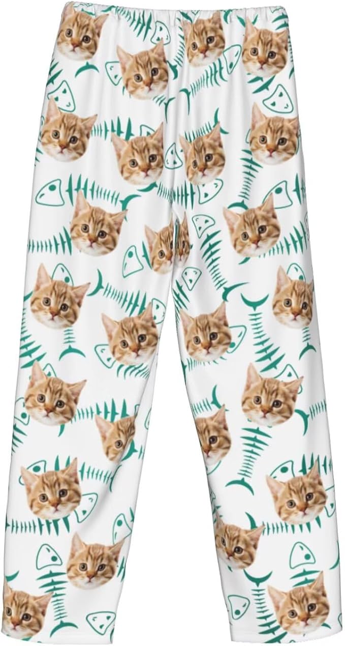 Custom Pajama Pants Personalized Pajama Bottoms With Photo Customizable Pajama For Men Women Add Your Design