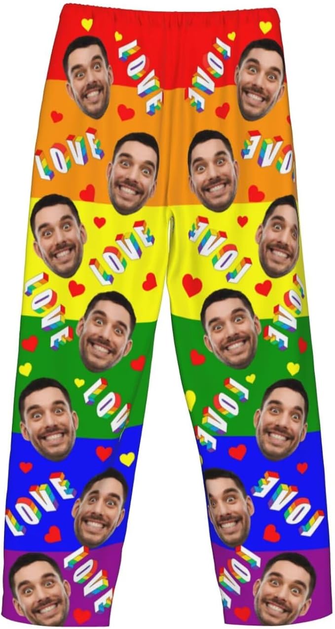 Custom Pajama Pants Personalized Pajama Bottoms With Photo Customizable Pajama For Men Women Add Your Design