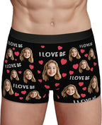 Personalized Underwear for Men with Face Custom Face Boxers Customized Boxer Briefs Funny Gifts for Him Husband Boyfriend
