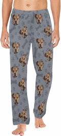 MyPupSocks Custom Pet Face Pajamas Pants Photo Pajama Bottoms for Men S-XXL