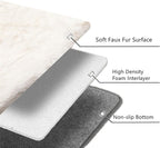 SHENGOCASE 2-Pack 10"x14" Rectangular Faux Rabbit Fur Cat Dog Bed Cushion Pad Mat, Cat Tree Tower Replacement Cushion Pad for Window Perch Carrier House Cage Crate Kennel Furniture