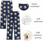 Custom Couple Pajama Pants Sock with Funny Face, Personalized PJ Anniversary Birthday Women Men Pants