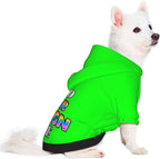 Custom Dog Hoodie, Personalized Dog Sweatshirt, Dog Clothes for Small Dogs Customizable, Lime, XS, Ropa para Perros Pequeños, Customized Pets Puppy Clothes, Personalized Gifts