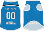 Carolina Custom Pet Jersey Dog Clothes Jersey Various Sizes Customized Any Name & Number for Small & Middle and Big Dogs