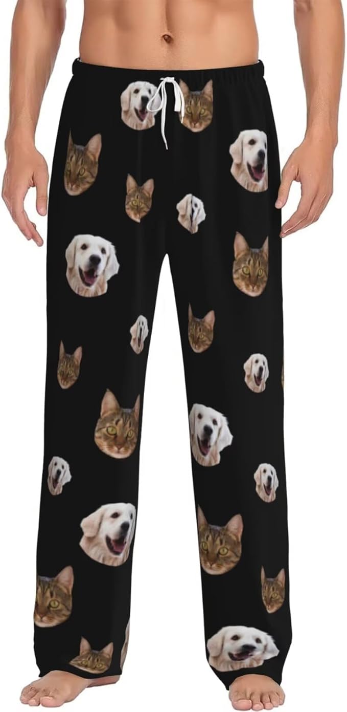 Custom Pajama Pants Personalized Pajama Bottoms With Photo Customizable Pajama For Men Women Add Your Design