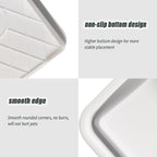 2 Pack Collapsible Small Cat Litter Box, Open Kitten Litter Potty Pan Low Entry Pet Kitty Toilet Foldable Waterproof Travel Toilet for Sick Frail Kitty 14.6 x 10.6 x 4.8 inches Grey