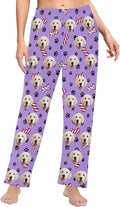 Custom Face Pajamas Pants Personalized Nightwear Bottoms for Women XS-XXL