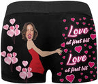 M YESCUSTOM Custom Faces Funny Short Briefs Gift for Husband Underwear