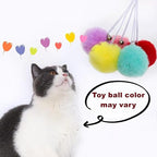 SHENGOCASE 14.6" Light Grey Nest Basket Lounger Hammock Bed for Cat Tree Tower Replacement, 5-Pack Hanging Toys, Cat Tree Accessories Hammock Attachment