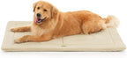 Made4Pets Dog Crate Pad Bed for Large Dogs, Washable & Reversible, Anti-Slip Kennel Mat for Cozy Sleeping, Soft Fluffy Dog Bed for Indoor & Outdoor Use, 41"x29", Beige
