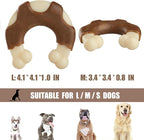 Durable Nylon Dog Bones, 2 Pack Dog Toys for Aggressive Chewers, Beef-Flavored U-Shaped Bone Chew Toys for Largel/Medium/Small Dogs, Teething and Boredom Relief