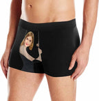M YESCUSTOM Custom Faces Funny Short Briefs Gift for Husband Underwear