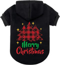 EXPAWLORER Dog Hoodie-Soft and Warm Dog Sweaters, Pet Clothes Autumn Winter Coat Sweatshirt with Christmas Theme Print for Puppy,Cat, Small Medium Large Dogs