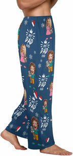 Custom Pajama Pants for Men, Personalized PJ Pants with Photos, Custom Mens Pajama Shorts, Gifts for Dad Husband