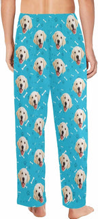 MyPupSocks Personalized Face Pajamas Pants Photo Pajama Bottoms for Men S-XXL