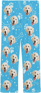 MyPupSocks Personalized Face Pajamas Pants Photo Pajama Bottoms for Men S-XXL
