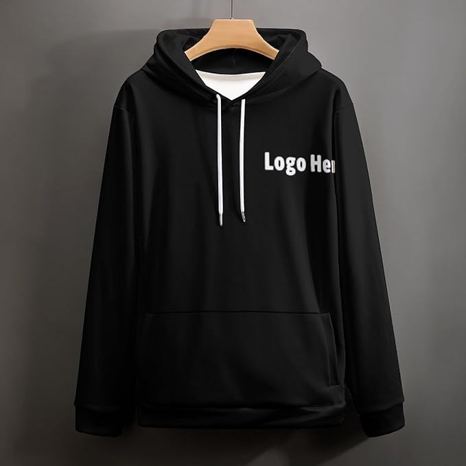 Artsadd Custom Face Unisex athletic Pockets Sweatshirt Loose Hoodie Custom Christmas Long Sleeve Sweatshirt Hooded Pullover