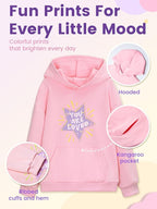 WELAKEN Sweatshirts for Girls Toddler & Kids II Little Girl's Pullover Tops Sweaters & Hoodies
