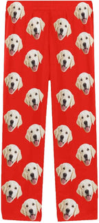 MyPupSocks Personalized Face Pajamas Pants Photo Pajama Bottoms for Men S-XXL