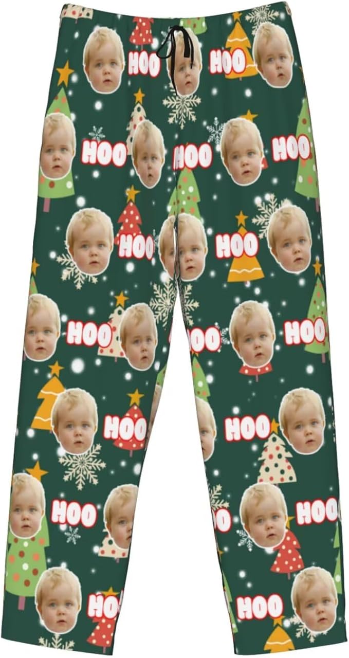 Custom Pajama Pants Personalized Pajama Bottoms With Photo Customizable Pajama For Men Women Add Your Design