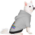 Custom Dog Hoodie Personalized Dog Sweatshirt, Dog Clothes for Small Dogs Customizable, Silver, XXL, Ropa para Perros Pequeños Customized Pets Puppy Clothes, Personalized Gifts