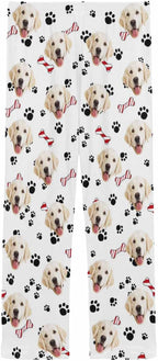 MyPupSocks Custom Pet Face Pajamas Pants Photo Pajama Bottoms for Men S-XXL
