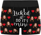M YESCUSTOM Custom Faces Funny Short Briefs Gift for Husband Underwear